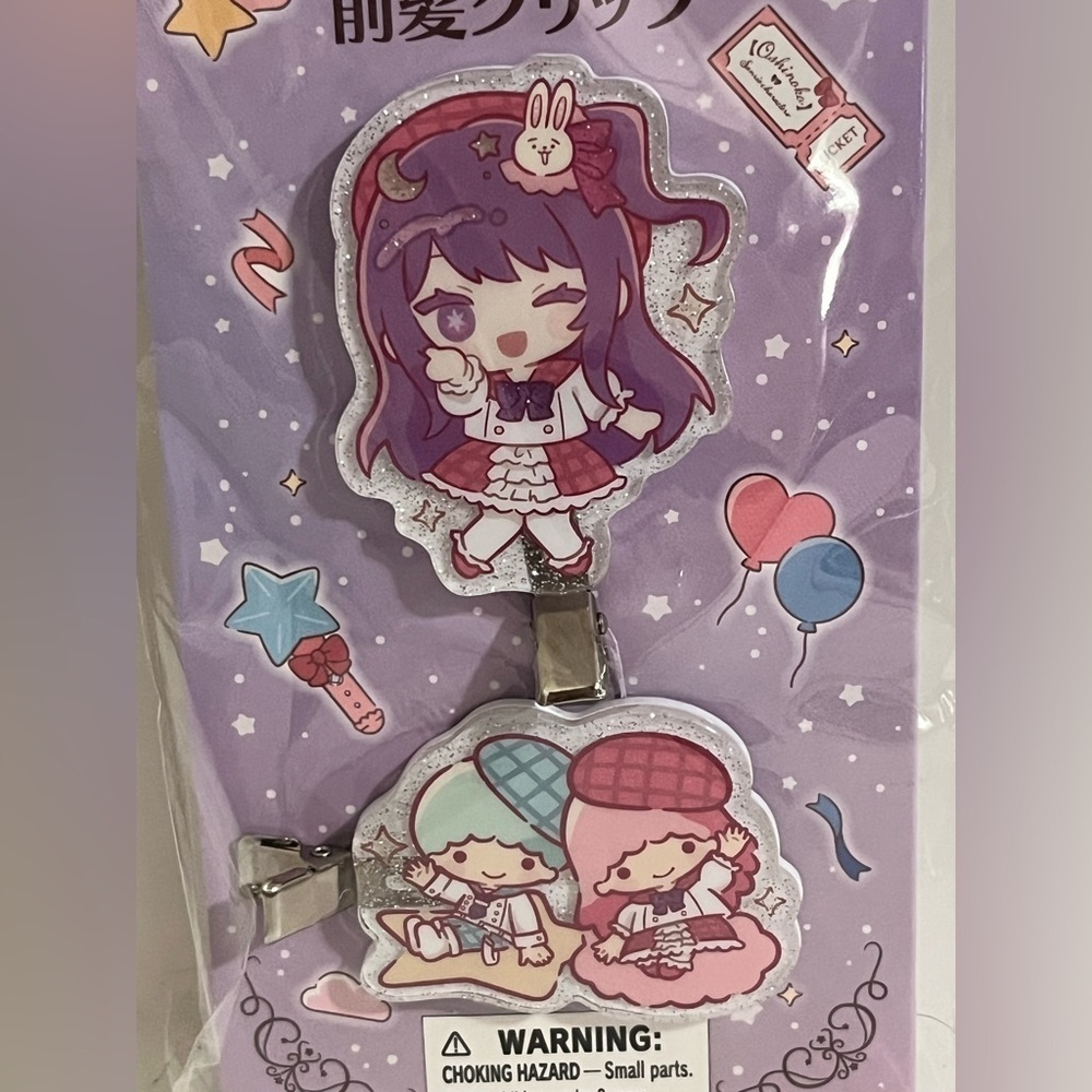 Little Twin Stars x Oshinoko Hair Clips - Picture 3 of 5